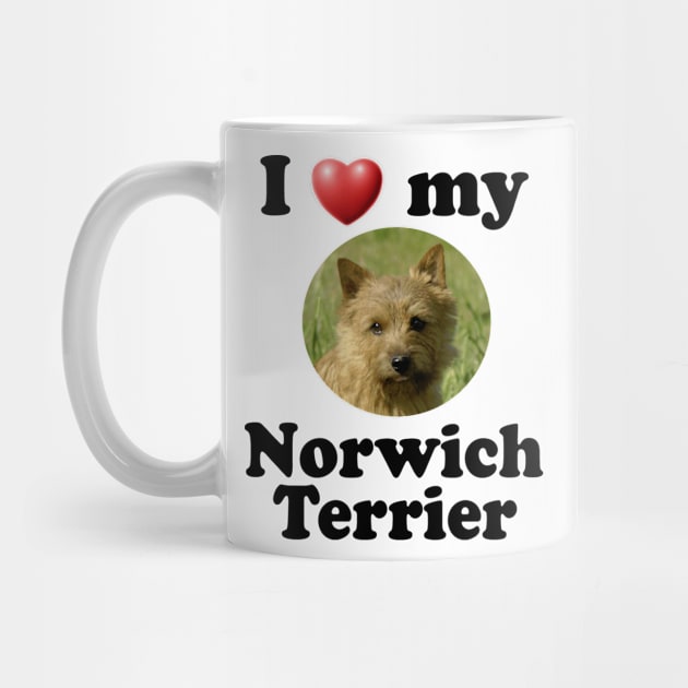 I Love My Norwich Terrier by Naves